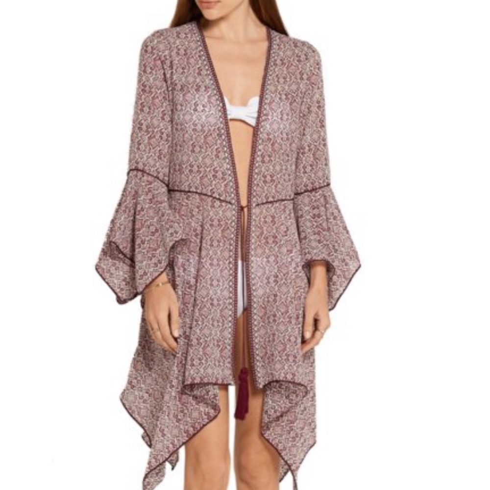 Talitha “Lily” Printed Silk-Chiffon Coverup